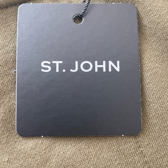ST.JOHN Pants Deep Olive 
Size Medium 
New With Tags
MSRP $695 - Picture 8 of 8